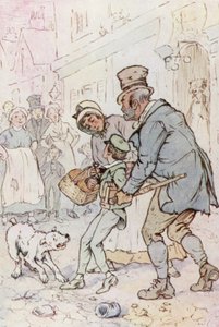Illustration für Oliver Twist von F. M. B. Blaikie