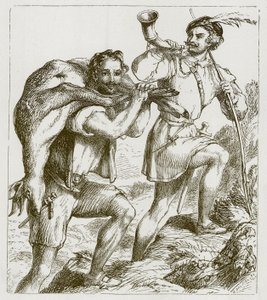 Robin Hood und Little John von F. Tayler