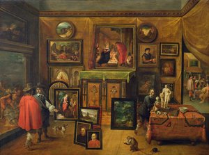 Die Gemäldegalerie von Pieter Stevens, ca. 1640-48