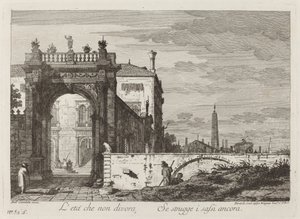 Das Alter, das nicht verzehrt... von Fabio Berardi after Canaletto