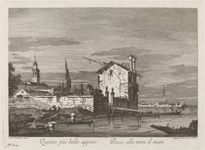 Wie viel schöner erscheint... von Fabio Berardi after Canaletto