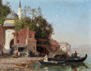 Konstantinopel, Ufer des Bosporus, europäische Küste von Fabius Brest