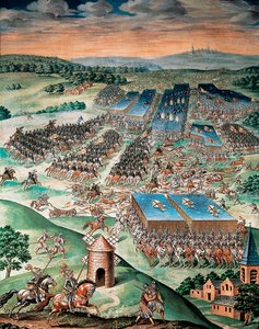 Die Schlacht von Saint Quentin zwischen Spanien und Frankreich (1557)
