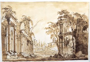 Szene aus dem ersten Akt der Oper "Lucio Silla" von Wolfgang Amadeus Mozart, 1772
