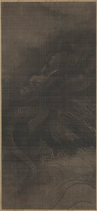 Drache und Tiger, ca. 1250-1279 von Fachang Muqi