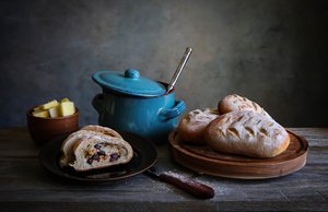 Handwerksbrot-Stillleben