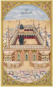 Die Prophetenmoschee in Medina, ca. 1880