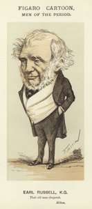 Karikatur von Earl Russell von Faustin