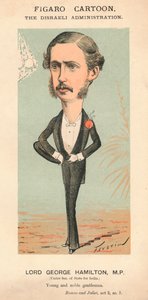 Lord George Hamilton, M.P., um 1870 von Faustin