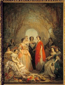 Die Damen der Comédie-Française in ihren Rollen von Faustin Besson
