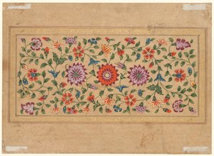 Scrollende Blumenranken (verso)