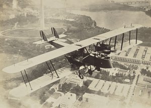 Flugzeug über Washington D.C.