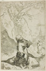 Der heilige Franziskus empfängt die Stigmata von Federico Barocci