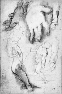 Studie für die Figur des Heiligen Franziskus
