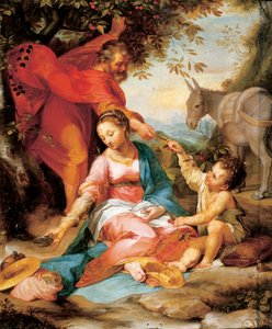 Die Rast auf der Flucht nach Ägypten von Federico Fiori Barocci or Baroccio