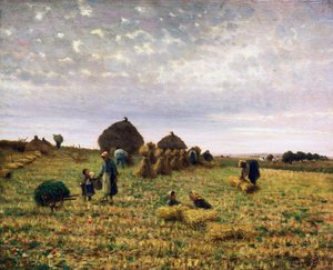 Ernte, Gemälde von Federico Rossano (1835-1912)