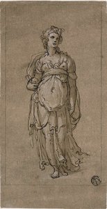 Stehende weibliche allegorische Figur