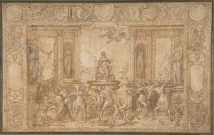 Studie für Die Allegorie des Frühlings, 1579 von Federico Zuccaro