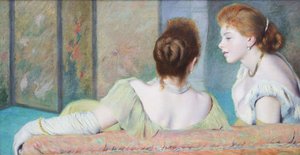 Auf der Couch von Federigo Zandomeneghi