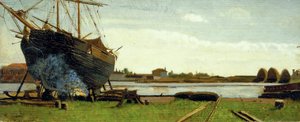 Schiff am Dock