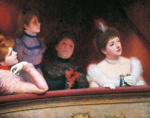 Bühne oder Im Theater von Federigo Zandomeneghi