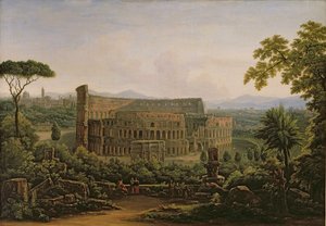Blick auf das Kolosseum vom Palatin-Hügel, Rom, 1816