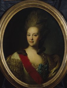 Porträt der Gräfin Ekaterina Nikolajewna Orlova, 1758-1781, ca. 1779 von Fedor Stepanovich Rokotov