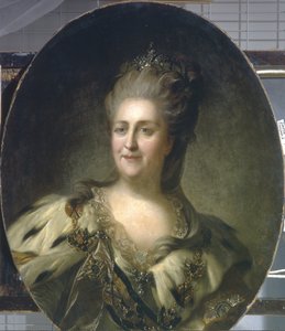 Porträt von Kaiserin Katharina II 1729-1796, 1779