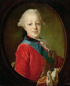 Porträt von Pavel Petrovich (1754-1801) 1761