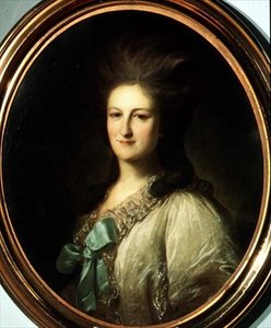 Porträt von V. Novosilcheva von Fedor Stepanovich Rokotov