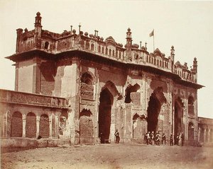 Ein Tor in Lucknow von Felice Beato