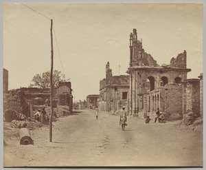 Die Cawnpore-Straße in Lucknow