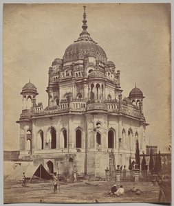 Das Grab von Saadat Ali im Kaiserbagh Palast von Felice A. Beato