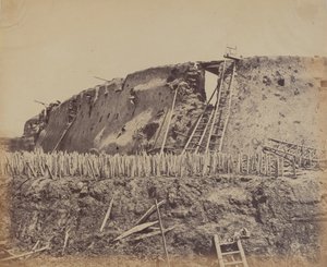 Winkel des Nord-Taku-Forts, an dem die Franzosen eintraten, 21. August 1860 von Felice Beato