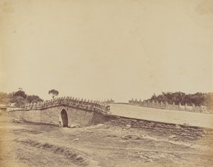 Brücke von Palichian bei Peking, Schauplatz des Kampfes mit kaiserlichen chinesischen Truppen, 21. September 1860