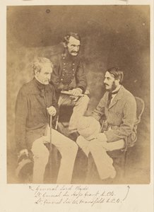General Lord Clyde, Generalleutnant Sir Hope Grant, K.C.B. und Generalleutnant Sir W. Mansfield, K.C.B.