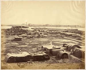 Innenansicht des Nordforts mit dem chinesischen Lager
