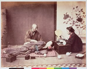 Japanischer Masseur, ca. 1890