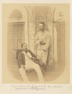 Generalmajor Sir R. Napier, K.C.B., und Major Greatherd