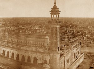 Panorama von MachiBoran, Lucknow von Felice Beato