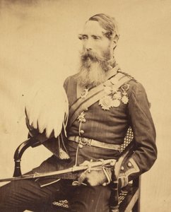 Porträt von Brigadegeneral Sir Charles Van Straubenzee von Felice Beato