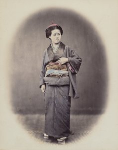 Porträt einer Frau von Felice Beato