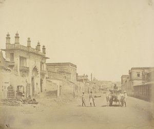 [Die Straße, auf der General Henry Havelock in die Residenz, Lucknow, eintrat]