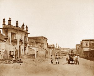 Die Straße, auf der General Sir Henry Havelock die Residenz in Lucknow betrat