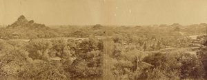 Ansicht des kaiserlichen Winterpalastes, Peking, mit der künstlichen Mühle, 29. Oktober 1860 von Felice Beato