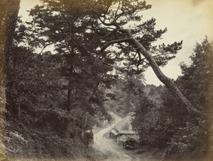 Blick auf die Tokaido-Straße von Felice Beato
