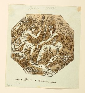 Bacchus und Ceres von Felice Giani