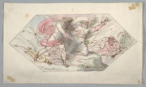 Apollo und Daphne, 1796–1798 von Felice Giani