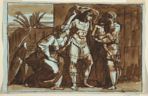 Hectors Abschied (Addio di Ettore a Andromaca), o.D. von Felice Giani