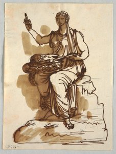 Hygeia, nach einer antiken Statue in der Giustiniani-Sammlung, Rom von Felice Giani